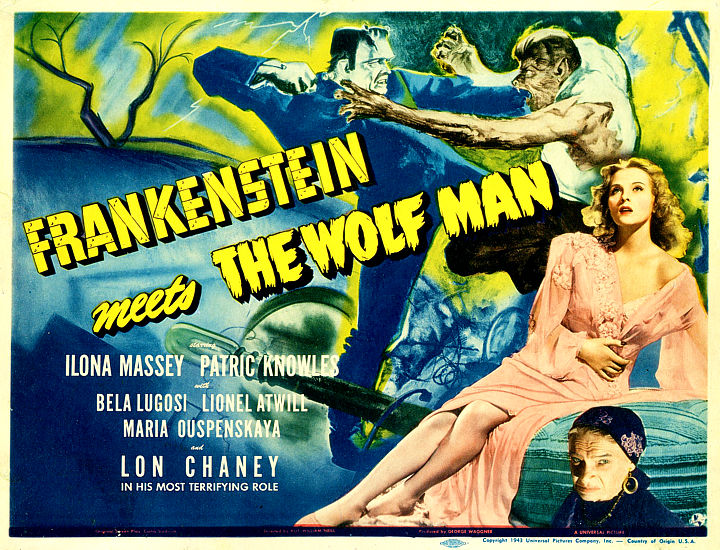 FRANKENSTEIN MEETS TE WEREWOLF